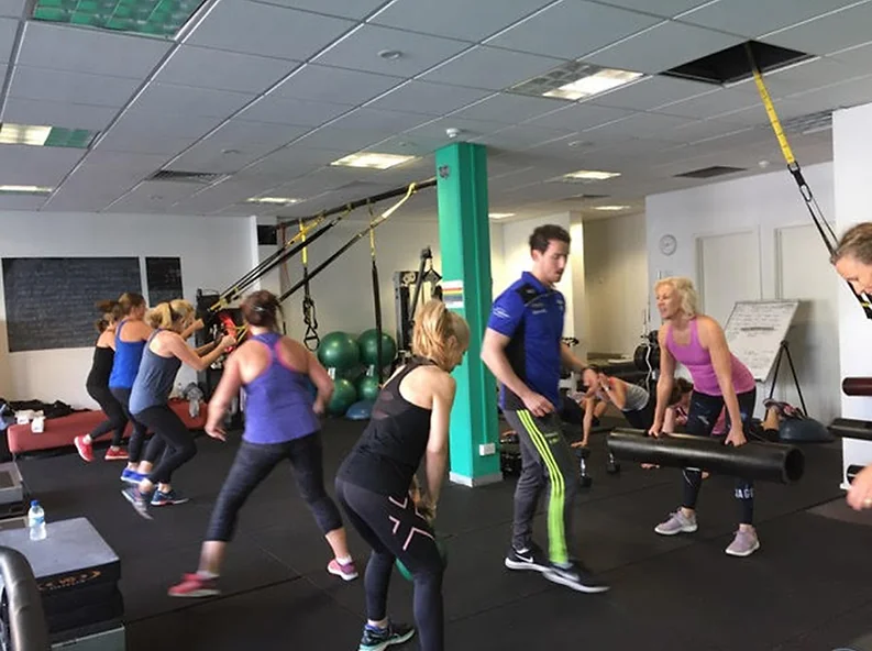 Group exercise class at FitLane
