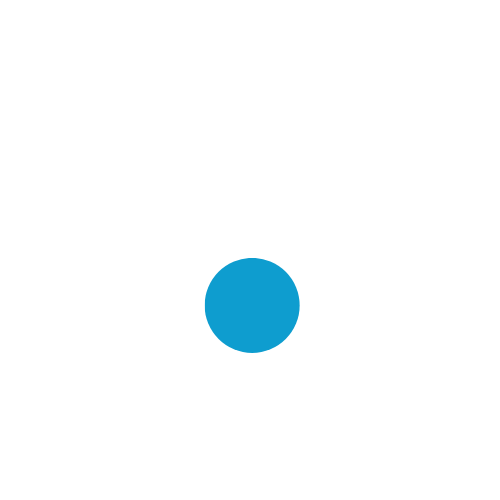 Cartoon icon of figure with 3 arrows going in different directions